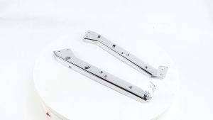 Motorcycle Chrome Drag Heavy Duty Saddlebag Rail Rear Support Brackets Bracket Guards For Harley Touring Electra Glide 1985-2008