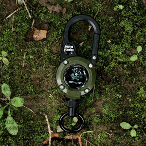 DEYIKEY | Easy-Pull Outdoor Stretchable Hook Fishing Keychain Backpack Anti-Loss Hand Rope