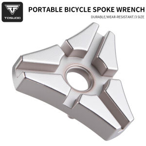 TOSUOD Triangle 6-Port Spoke Wrench Bicycle Repair Tool Spoke Tool Mountain Bike Wire Adjustment Wrench Bicycle Accessories