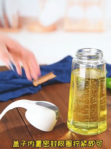 Set 3 ชิ้น ขวดใส่วัตถุดิบซอส เหยือกใส่น้ำมัน ขวดใส่น้ำมัน630ml ได้3ชิ้น สินค้าพร้อมส่ง