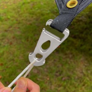 Camping Tent Rope Fastener stainless steel Tent  Wind Rope Buckle Tent Accessories Rope Tightening Stopper Buckle ﻿