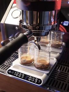 MHW-3BOMBER Formula Smart Coffee Scale with Automatic Timing Delicate Mini Kitchen Scales Chic Home Barista Acc