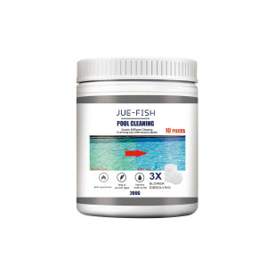 Googeer 200g Swimming pool cleaning film Swimming Pool Cleaning Effervescent Chlorine Tablets Multifunctional Long Lasting Cleanse Swimming Pool Foaming Clarifier Swimming Pool Cleaning Tablet Floating Chlorine Hot Tub Chemical Dispenser