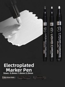 DUNPAI | Metallic Chrome Effect Marker Pen for Model Repair Touch Up