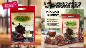 Revitalife Instant 3-in-1 Coffee Mix with Ganoderma Extract