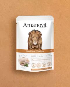 Amanova Cat 85g Wet Pouch (Chicken/ Lamb/ Beef/ Turkey/ Salmon/ Sardines)