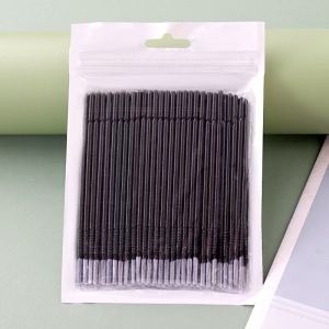 500 Chiếc Tăm Bông Vệ Sinh Nối Mi Đầu Dài/ngắn Dụng Cụ Tẩy Keo Nâng Mi Cọ Vi Mô Dụng Cụ Tẩy Trang