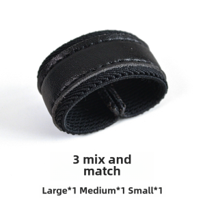 Black Elastic Suspender Clip Waist Belt Ring for Men and Women Fashionable Fixing Accessory for Shoes and Bags