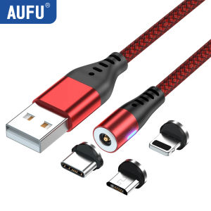 540 Magnetic Cable 3A Fast Charging Micro USB Type C Cable For Samsung Xiaomi for iPhone Quick Magnet Charge Data Cord Wire
