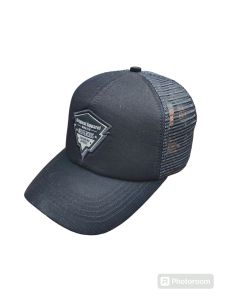 Topi Pria Jaring Trucker Hat Bordir Emblem Neuterous