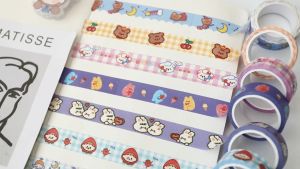 MOMO Cute Bear Paper Tape: A Must-Have for Scrapbooking & DIY Journaling