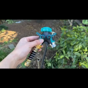 ข้อต่อก๊อกน้ํา ข้อต่อแยกน้ําประปา 2 ทาง พร้อมวาล์วปิด-เปิด เหมาะสําหรับก๊อกน้ํา 3/4 (6หุน)