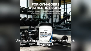 Creatine Monohydrate Micronized Powder Lean Muscle Gain Workout Performance Support Supplement 500g