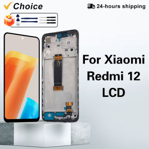 Chioce For Xiaomi Redmi 12 LCD 23053RN02I Touch Panel Screen Assembly Digitizer For Redmi 12 Display 23053RN02Y Replace Parts