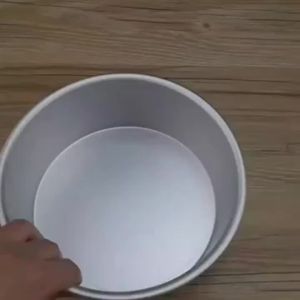 1/2/4/6pcs Fixed 4-Inch Cake Mold Aluminum Solid Base Small Cake Pan Reusable Round Cake Tins Kitchen Gadgets Perfect For Baking