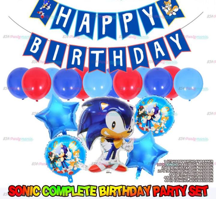 Happy Birthday Package Set #1 - Sonic Theme | Lazada PH