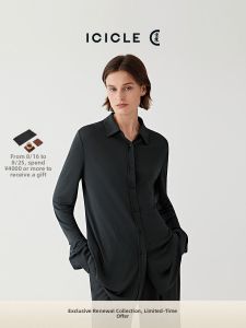 ICICLE | Silk Knitted Long Sleeve Shirt