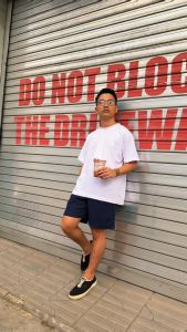 【BUY 1 TAKE 1】Waffle Oversize Plain TShirts Fashion Round neck Fresh Korean style Tshirt For Men and women