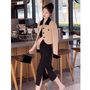 French Style Orange Bellflower Slimming Base Camisole Dress Womens Fashion Spring Summer New Pink Long Skirt High Waist A-Line Gown