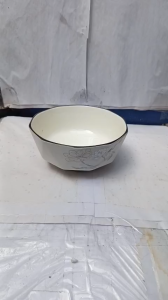 Tô sứ kim cương hoa văn kích thước 17cm cao 8cm tô dày đẹp hoa văn sang trọng tô sứ trắng khum 17.5cm