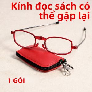 1 Máy Tính Gấp Di Động Kính Đọc Sách Thời Trang Retro Lão Thị + 1.0 Đến + 3.0 Đầu Đọc Máy Tính Dành Cho Phụ Nữ Và Nam Giới Khung Hình Bầu Dục Acetate