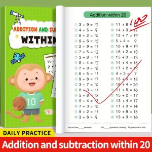 Addition & Subtraction Workbook Within 102050100: Math Practice Problems for 1st-3rd Grade - Speed Drills & Timed Exercises