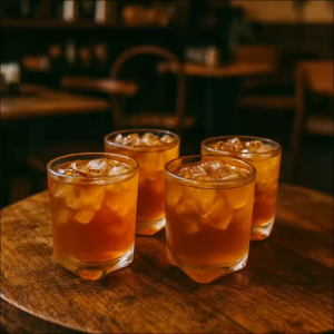 Set 12 Ly Tumbler Whiskey Đáy Cạnh Dung Tích 255ml – Ly Uống Nước Bia Cocktail Decor Bar