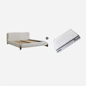 SHENGNIWEIER | Giường Vải Phong Cách Pháp Hiện Đại Minimalist