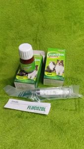 Siro uống Flucozol pet cho chó mèo thỏ gia cầm tiêu diệt nấm ngoài da nấm hô hấp lọ 30ml - medipet
