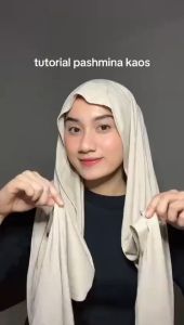 Pashmina Kaos Jersey Flowy Meleyot Premium Hijab Strech Grade A 170 x 60cm Hijab Kerudung