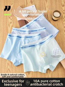 JINGJIA | Adolescent Boys Developmental Cotton Boxer Briefs