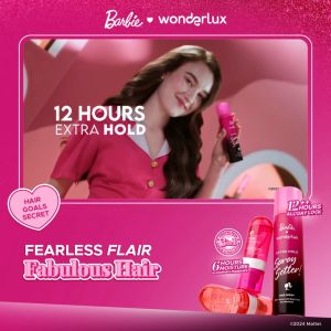 Wonderlux Hair Mistion! Enchanted Floral Hair Mist Wangi Elegan Woody 50ml Proteksi Maksimal Atasi Sinar Matahari UV-A UV-B Polusi Ekstra Lembab dan Tahan 6 Jam++