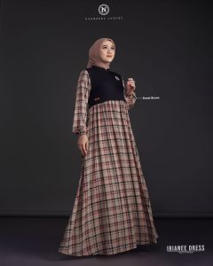 IRIANEE Dress by Nadheera Luxury Gamis Dress wanita Muslim busui wudhu friendly Rayon premium