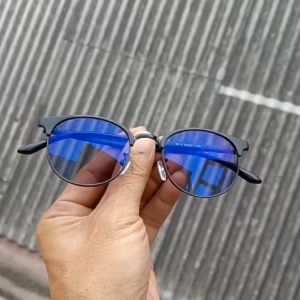 kacamata Min Photocromic Ori Asli Pria Wanita Korea Oval Kekinian