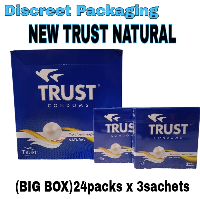 TRUST CONDOM 24 PACKS X 3sachets (ALL VARIANTS AVAILABLE)BIG BOX ...