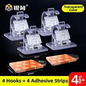Adjustable Curtain Rod Hook Bracket No Drilling