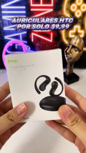 HTC NE19 Ai Tai nghe bluetooth 6.0 HiFi Al tai nghe stereo Không Thấm Nước Chất Lượng Cao Earbud Không Dây giảm tiếng ồn Mở Tai Tai Tai Nghe