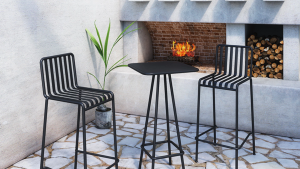 Bàn Ghế Phong Cách Hiện Đại Đơn Giản Trang Trí Ban Công Sân Vườn Và Quán Cà Phê ( SKU 9640)