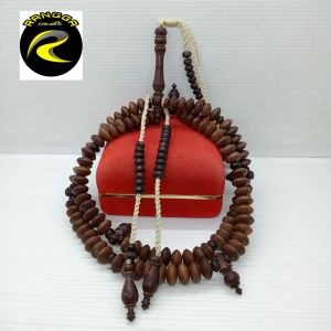 tasbih tijani kayu KELOR EMAS ASLI A484