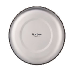 Tiartisan | Pure Titanium Round Tray Outdoor and Home Use