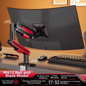 Mechanical Arm Desk Rotating Screen Bracket with Dual Monitor Support