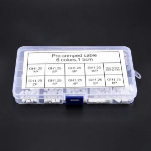 GH1.25 Connectors and Pre-Crimped 15CM Silicone Cables Compatible with GH 1.25mm for Pixhawk 6C 6X Pixhawk 4