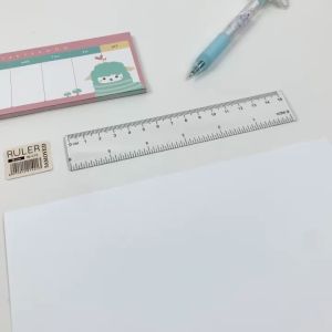 SAMOYED RL-C15 Penggaris / Mistar Plastik Transparan / Bening / Plastic Transparent / Clear Ruler 15 cm