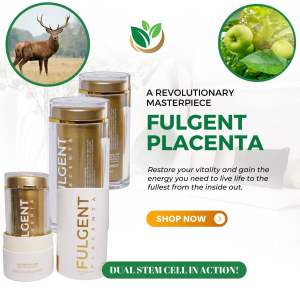 Fulgent Placenta Oral Stem Cell Therapy with 200mg Deer Placenta Sourced from Switzerland