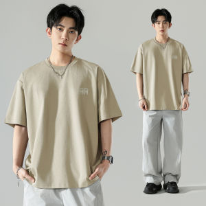 Wood soon | Embroidered Letter Loose Cooling T-Shirt