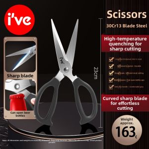 IVE | Stainless Steel BBQ Scissors and Food Tongs Set Lengthened