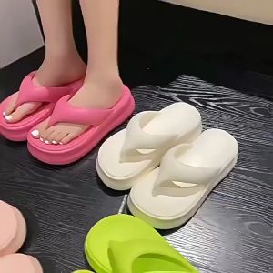 Dejavu Sandal Wedges Wanita Anti Licin Fashionable Kekinian Sandal Jepit eva mewah HVC958