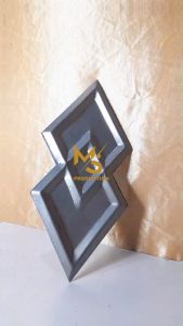Ornamen Aksesoris Pintu Pagar Besi Gebyog Pintu Garasi Model Wajik Susun 2 Rapat Tampilan 1 Muka