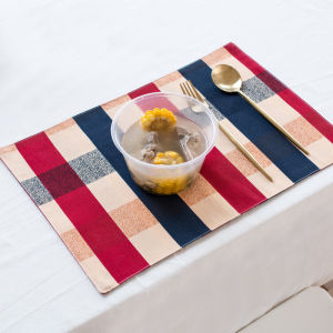 Japanese Style Cotton Linen Dining Mat Luxury Outdoor Heat Resistant Table Pad Western Dining Insulation Table Cloth Picnic Mat