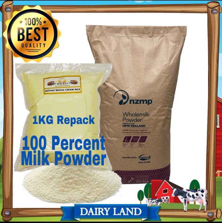 Nzmp Whole Cream Milk Powder 1kgplastic Repack Lazada Ph